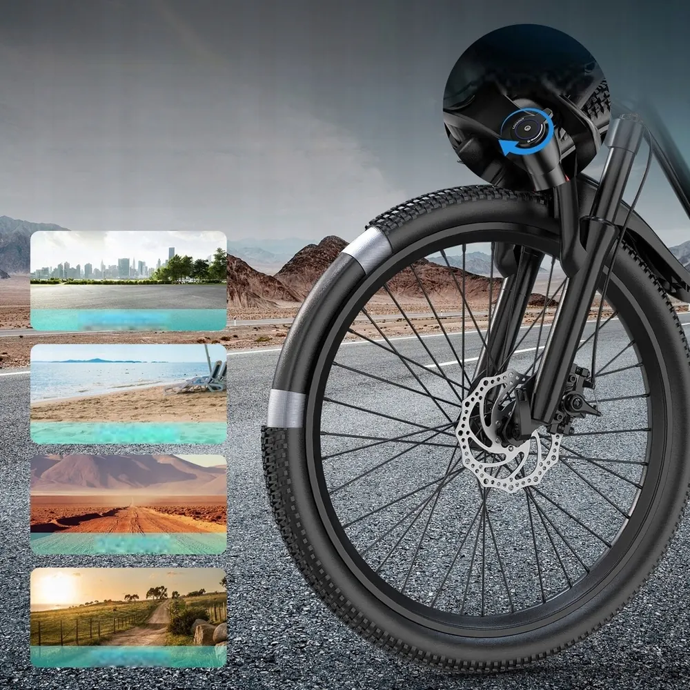 Aairsk GT900 electric bike featuring 21-speed Shimano gears for versatile terrain.