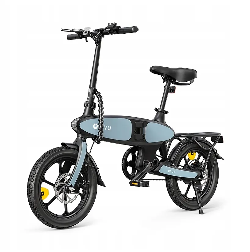 Pre-assembled and adjusted DYU C2 e-bike with 250W motor and 48V battery