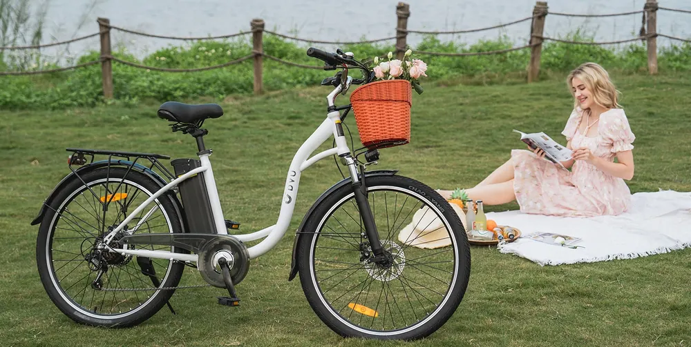 Unisex design DYU C6 electric bike suitable for all genders