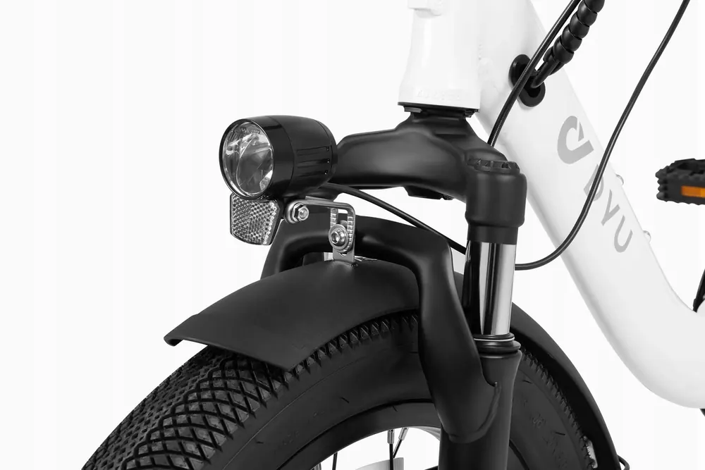 DYU C9 folding e-bike with lightweight aluminium frame