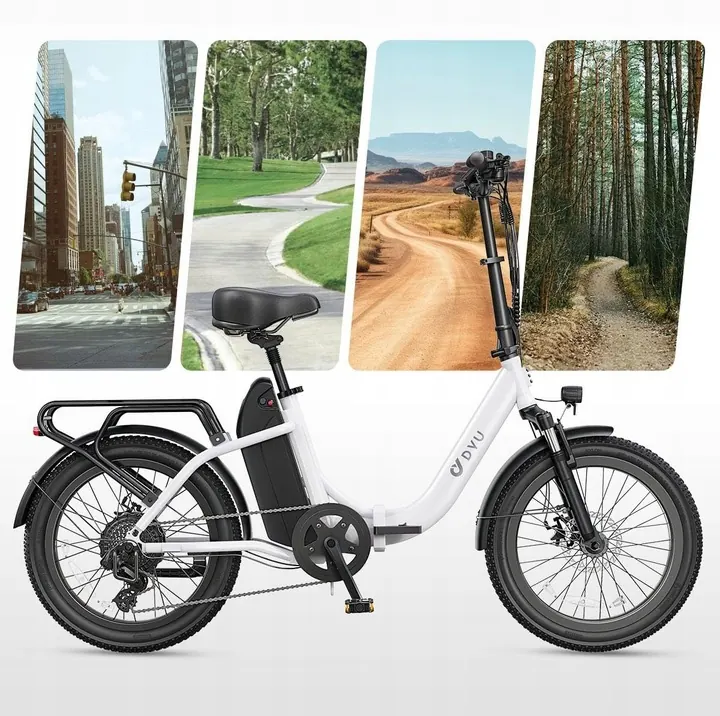 DYU C9 e-bike with 120kg maximum load capacity