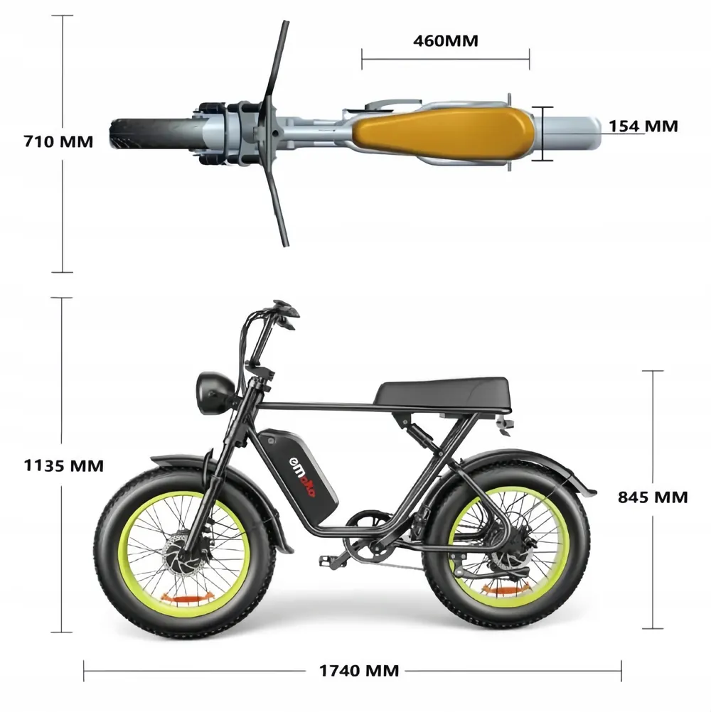 EMOKO C91 pre-assembled and adjusted electric bike ready to ride