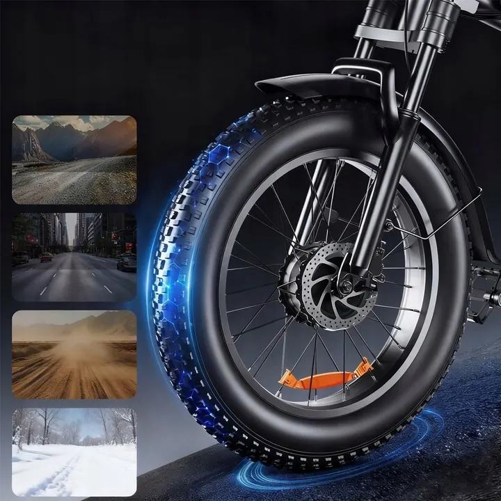 Emoko C93 electric bike suitable for riders 165-200 cm tall with adjustable seat