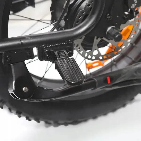 Full view of EMOKO C99 electric bike with fat tires and black frame