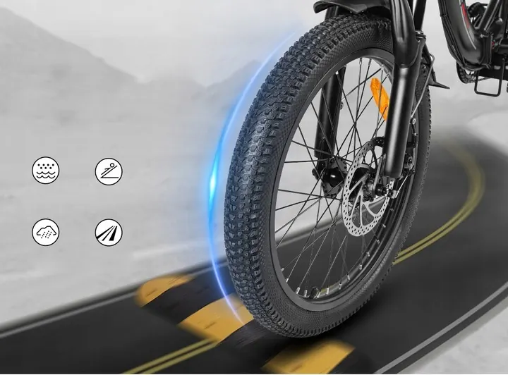 Samebike CY20 electric bike package weight 34 kg