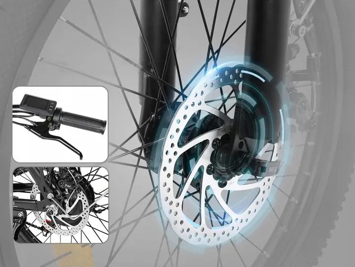 Samebike CY20 electric bike with included battery pack