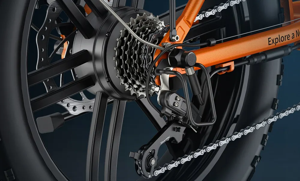 20-inch wheel size on Engwe EP-2 Boost folding e-bike