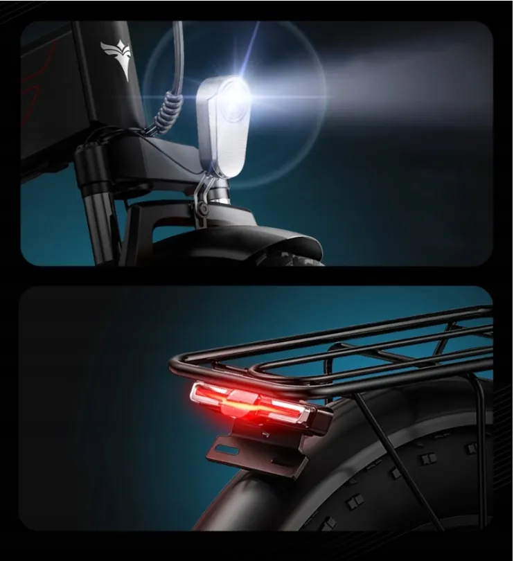 Mechanical disc brakes on Engwe EP-2 Boost electric bike