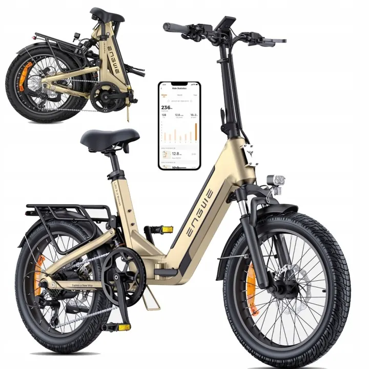 ENGWE L20 3.0 Boost e-bike featuring hydraulic disc brakes and app connectivity