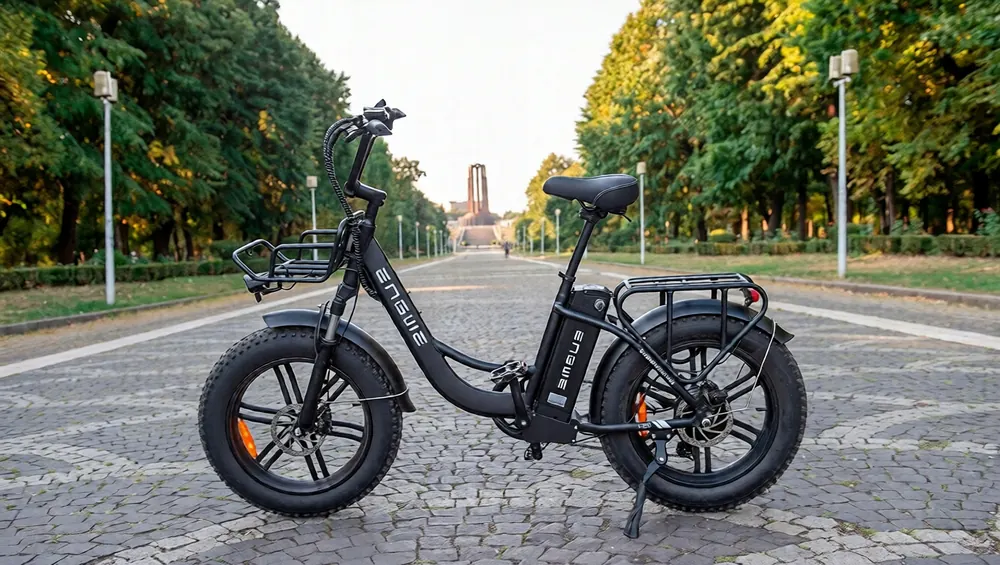 ENGWE L20 Boost 250W 48V electric bicycle black 20x4 inch fat tires