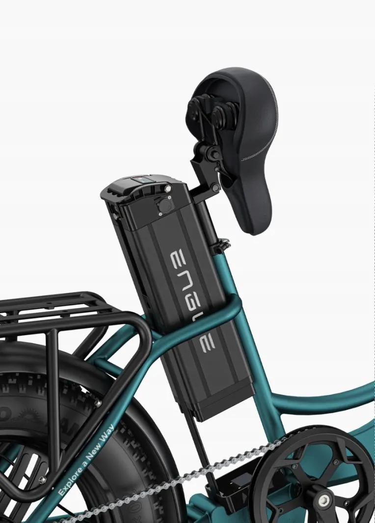 Aluminum frame material on ENGWE L20 BOOST electric bicycle