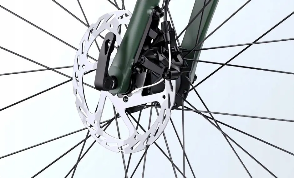 ENGWE MapFour N1 AIR ST electric bike with 250W motor in green