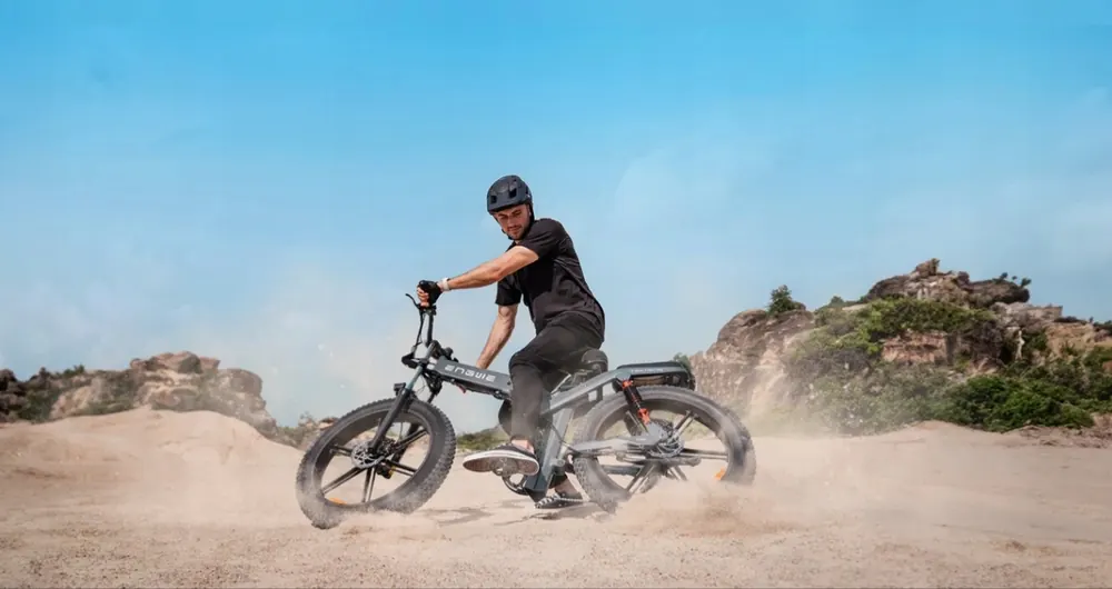 ENGWE X26 electric bike with dual battery and hydraulic disc brakes