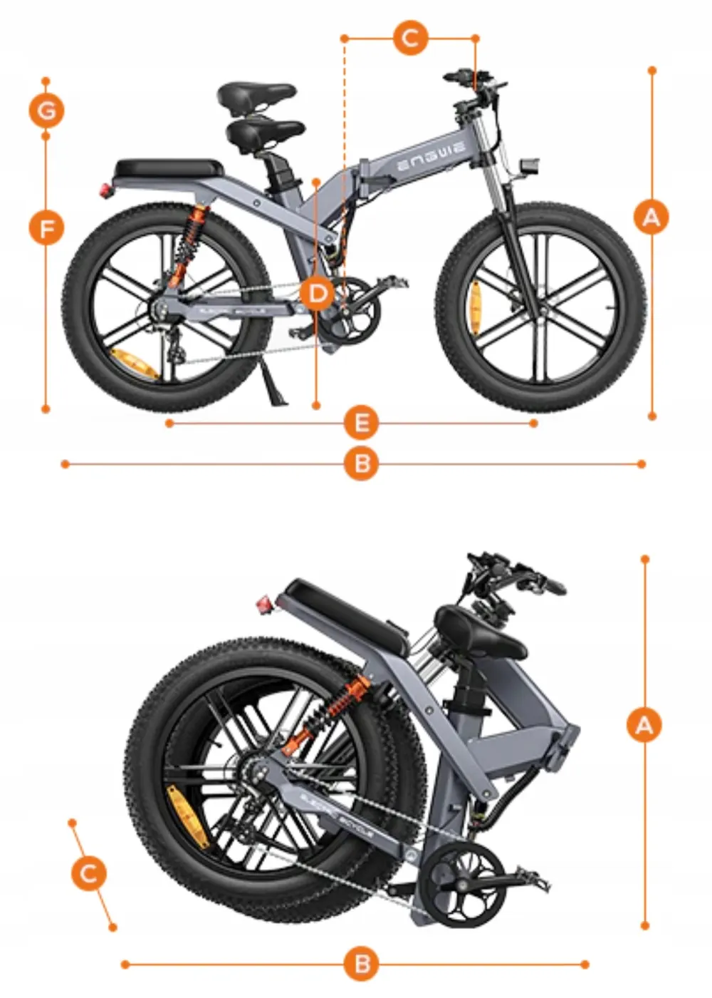 ENGWE X26 model with dual battery and oil brake system