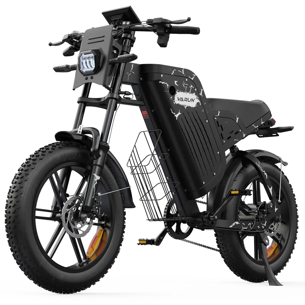 Electric bike 250W 48V 31.5Ah battery 160km range fat tires