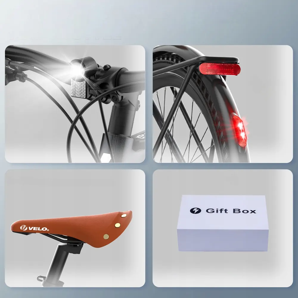 FAFREES 700C electric city bike with 25 km/h maximum speed.