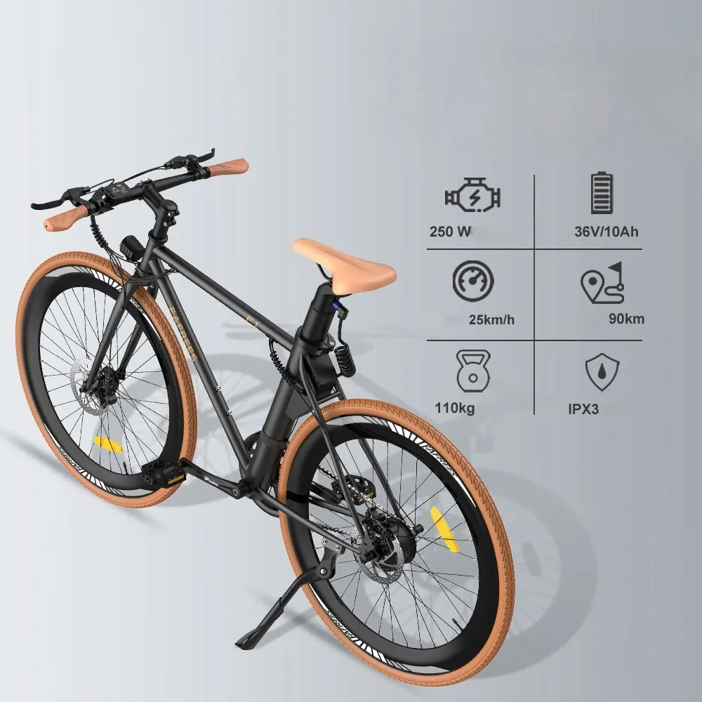 FAFREES F1 electric road bike in original packaging box