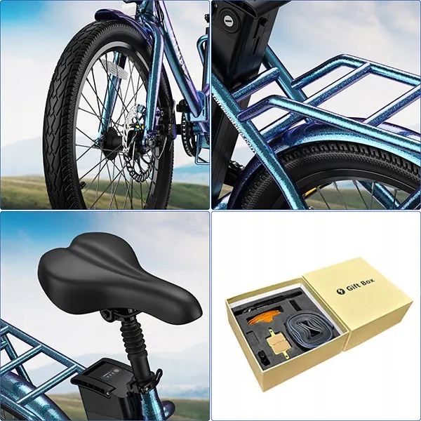 FAFREES F20 Lasting electric bike supports maximum load of 120 kg