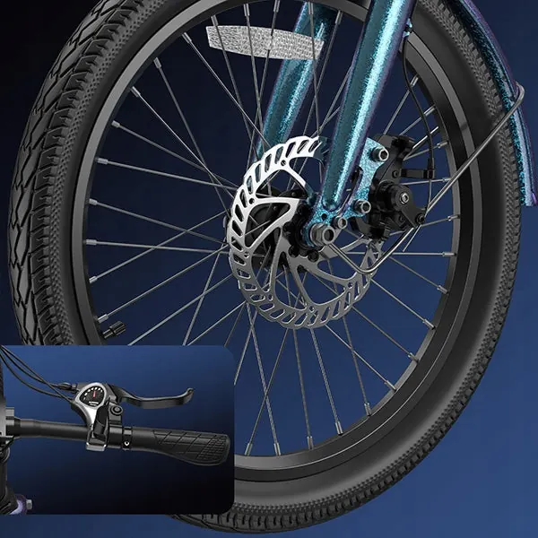 FAFREES F20 Lasting electric bike with aluminium frame, 250W motor, 18.2Ah battery