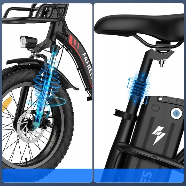 FAFREES F20 MAX size M frame, suitable for medium height riders