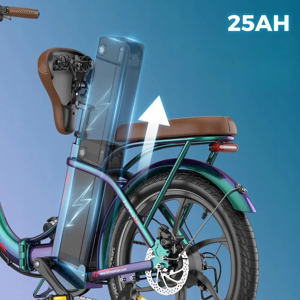 Fafrees F20+ Pro folding e-bike with size L frame for taller riders