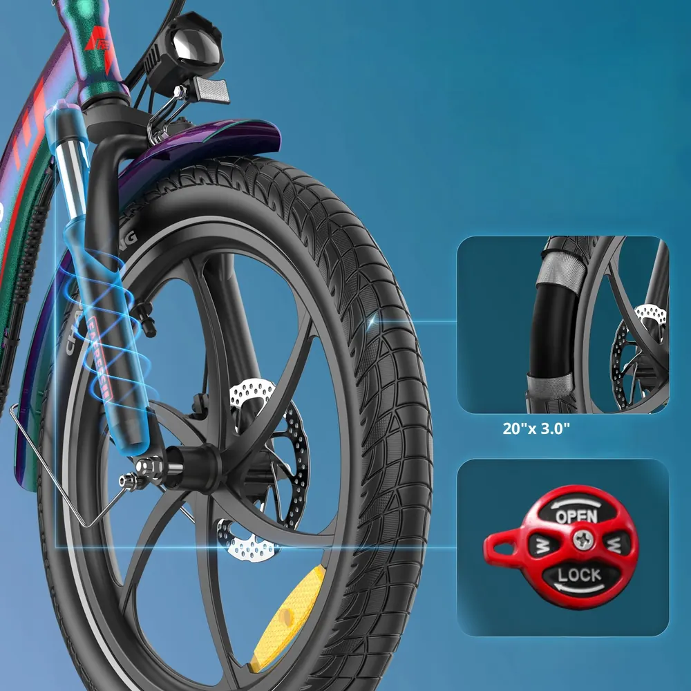 Fafrees F20+ Pro folding e-bike model F20+Pro in full view