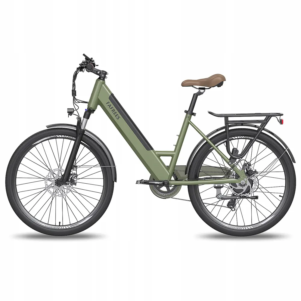 Fafrees F26 Pro electric bicycle green 18 inch frame 26 inch wheels 250W