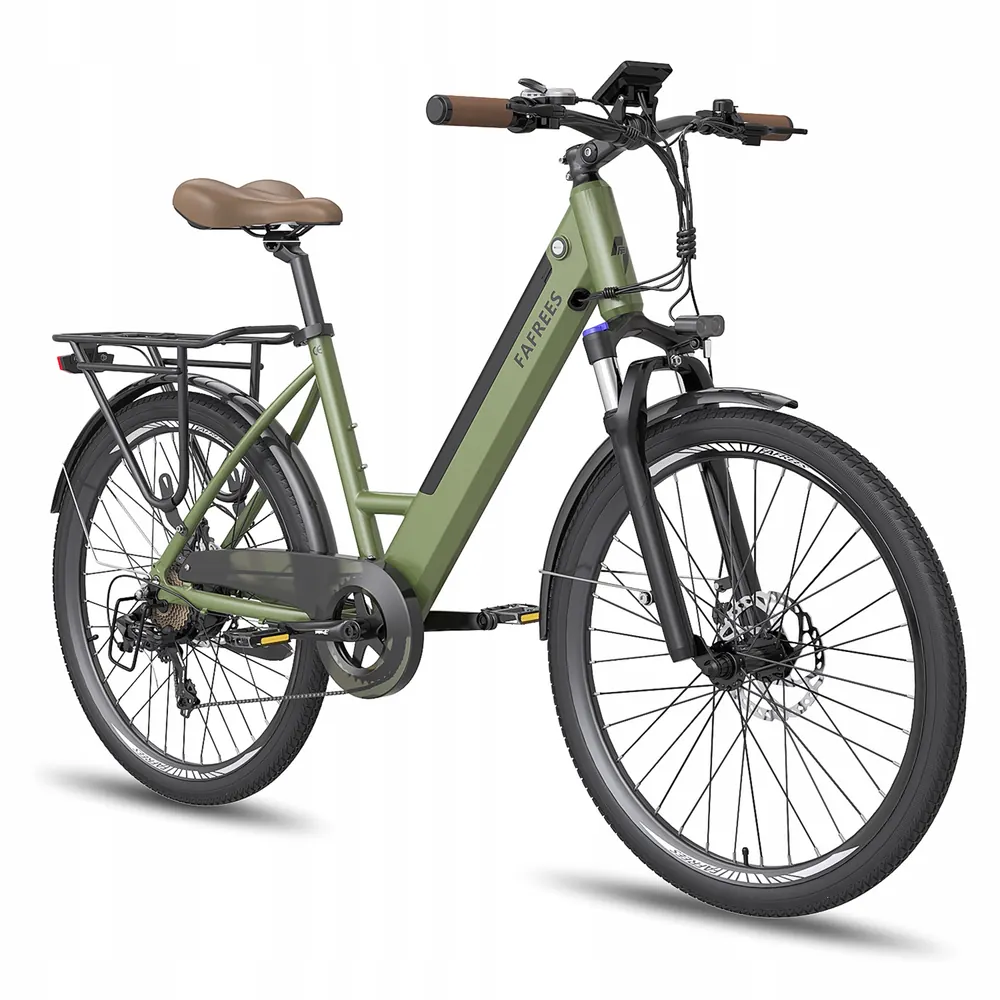 Fafrees F26 Pro electric bike model code F26 Pro-GR in green