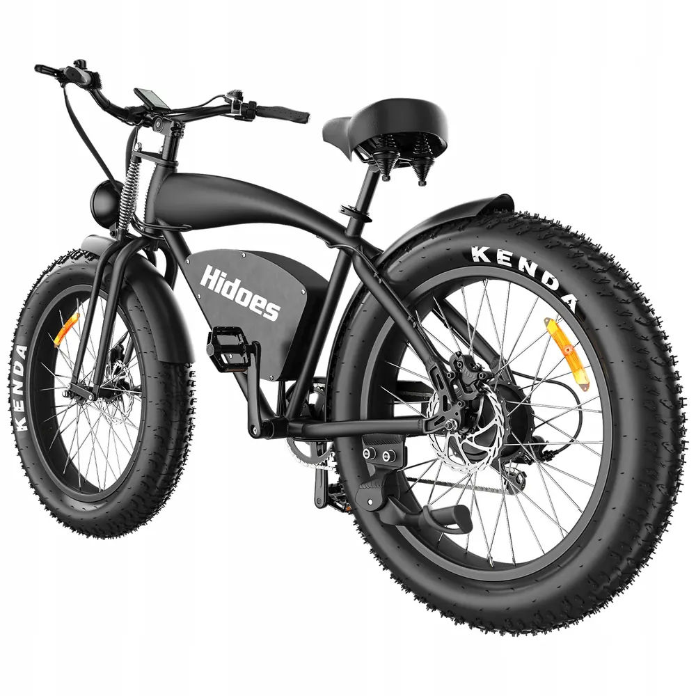 HIDOES B3 fat tire e-bike pre-assembled and adjusted step