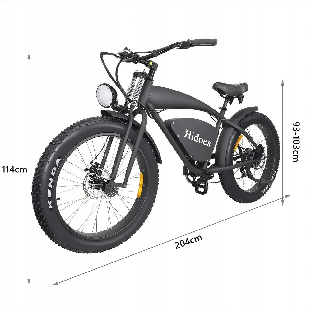 HIDOES B3 manufacturer code label on electric bicycle