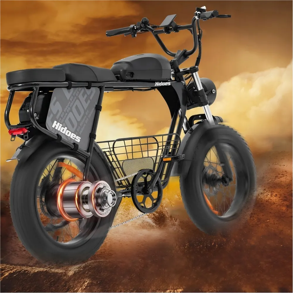 Hidoes B9 model B9 dual battery 48V 18.2+15.6Ah 750W 40km/h electric bike