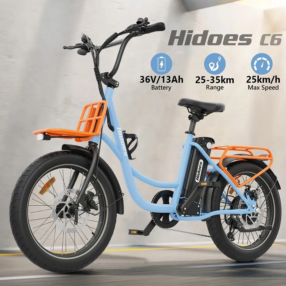 Hidoes C6 electric bike with 250W motor and 13Ah battery