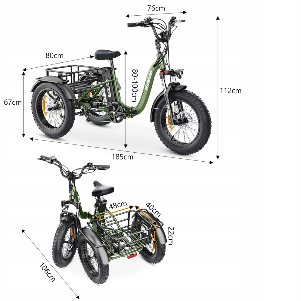 Hidoes HD-ET1 electric bike weighing 50 kg with 750W motor