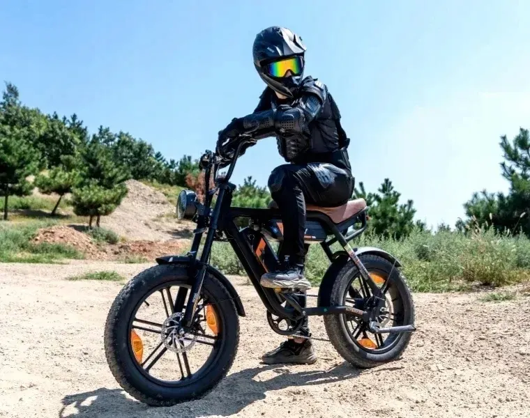 KOOLUX 750W electric bike includes battery for long-range 180km travel