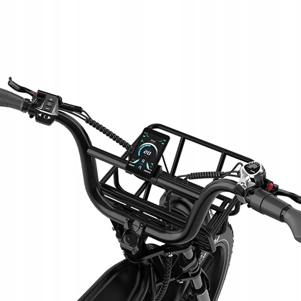 KOOLUX electric bike 750W 31.2Ah 50km/h 180km oil brake 20 inch 7-speed gears