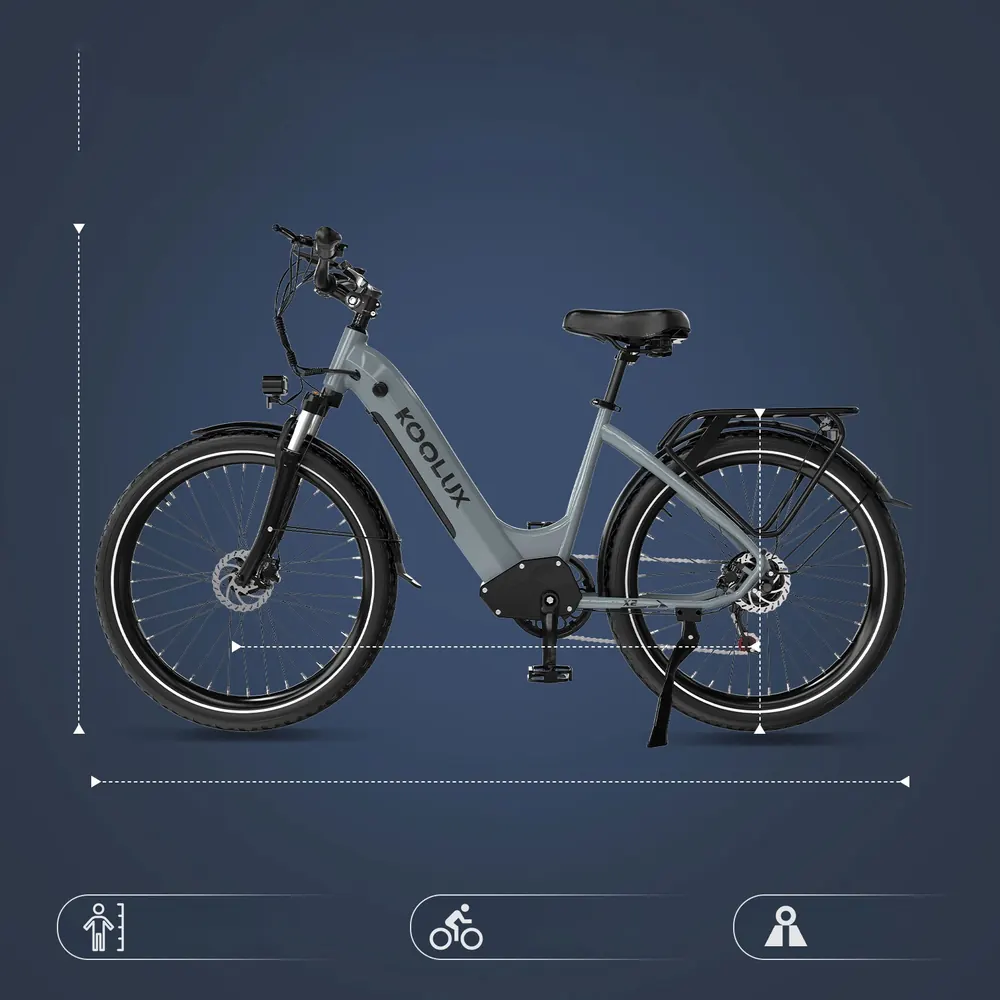 KOOLUX X2 e-bike aluminium frame lightweight durable