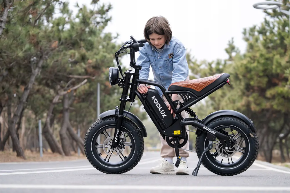 Koolux X9 Mini electric bike suitable for riders 155-195 cm tall