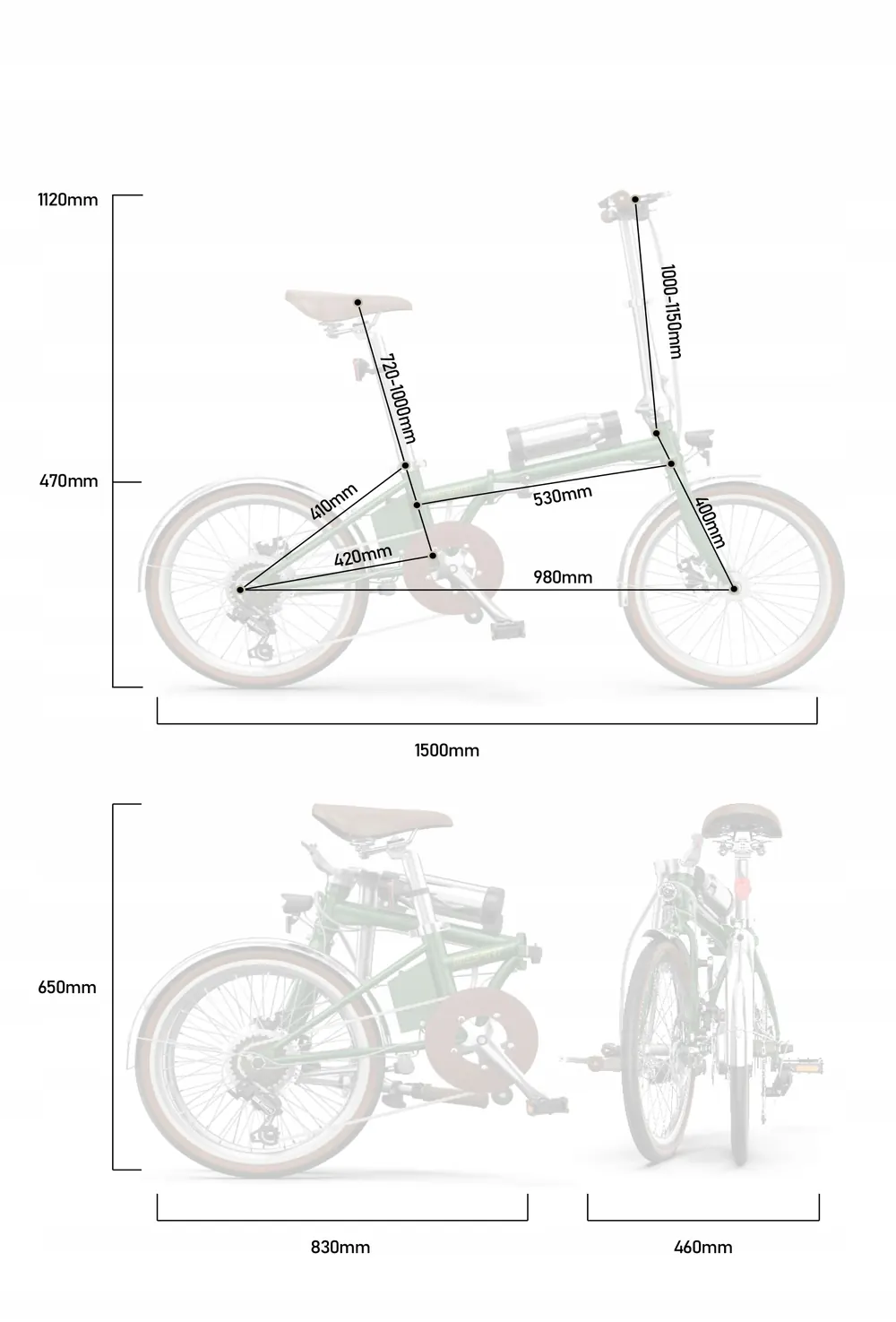 Unisex ONESPORT OT02 PRO electric bike suitable for men and women