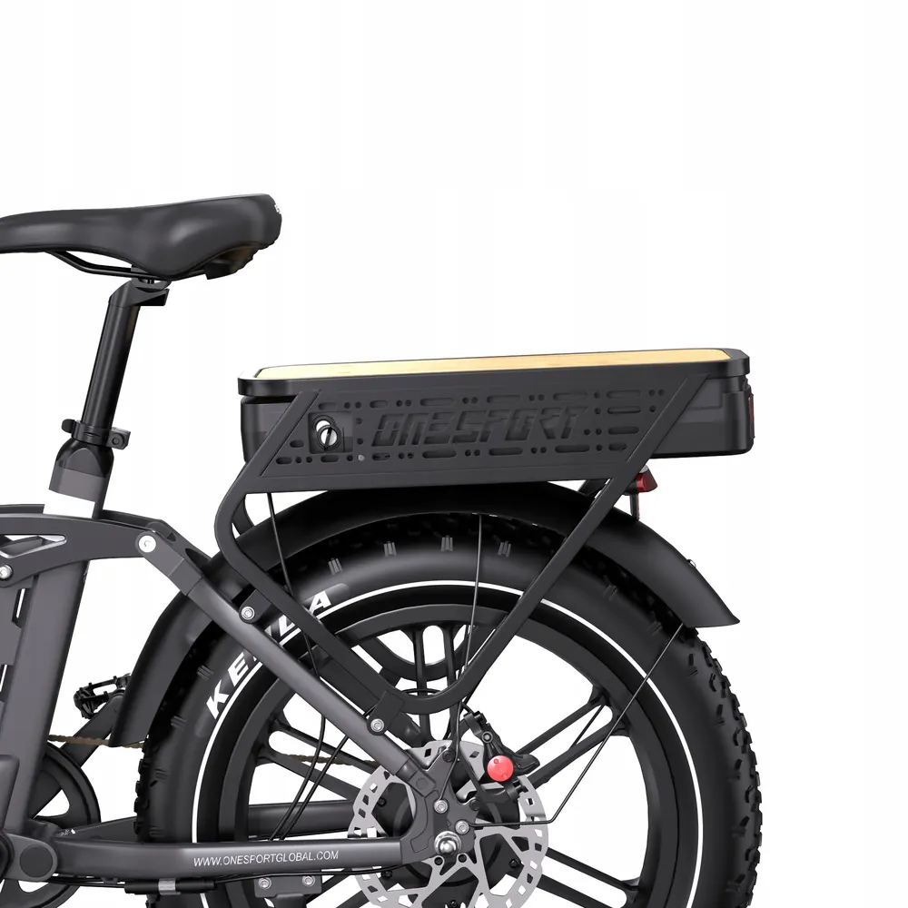 Unisex design of Onesport OT08 PRO electric mountain bike with dual battery