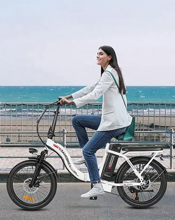 SAMEBIKE CY20-FT model folding electric bike 36V 110km range