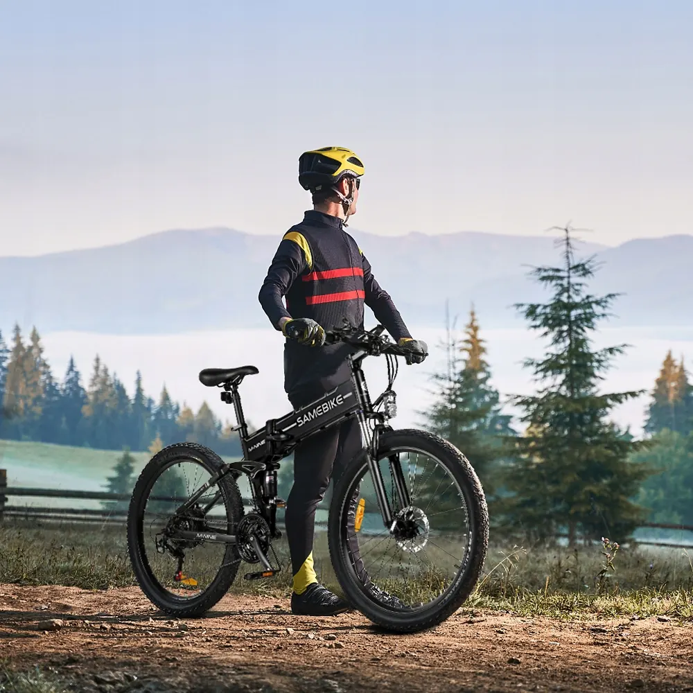 SAMEBIKE LO26-II-FT-YD electric bicycle with 26-inch wheels and 80km range
