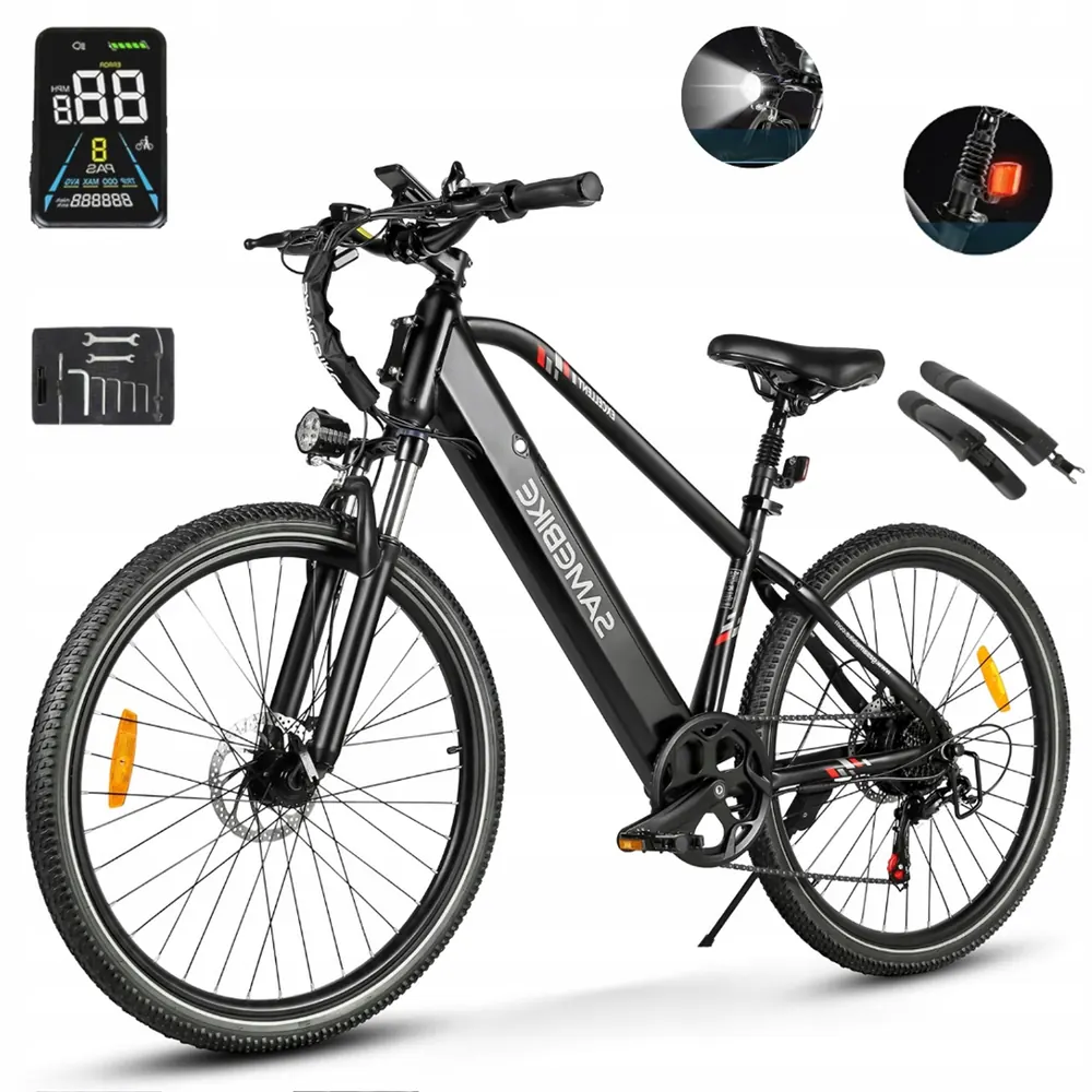 SAMEBIKE RS-A01 MEN1.0 front and rear suspension for smooth ride