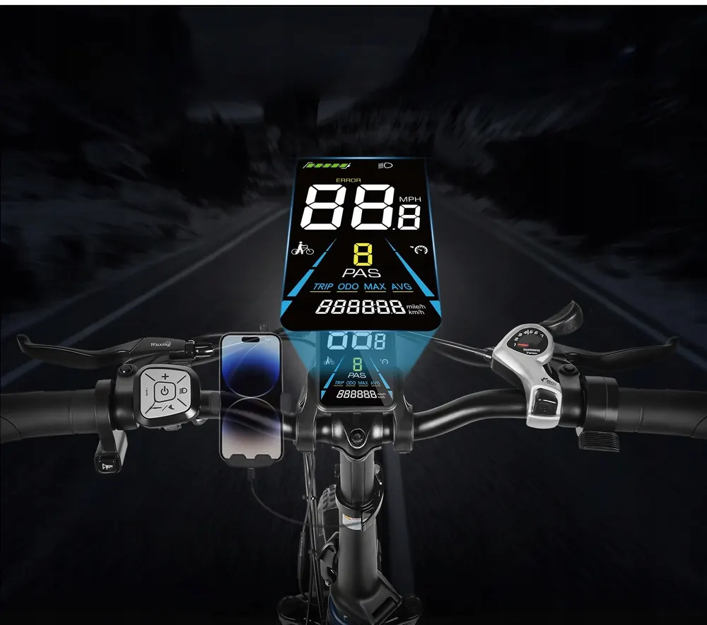 SAMEBIKE RS-A02 PRO electric bike motor power 250W for climbing hills