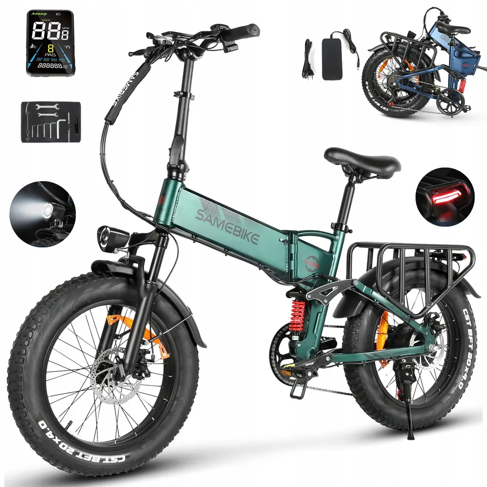 SAMEBIKE RS-A02 PRO 48V 15AH battery electric bike full display