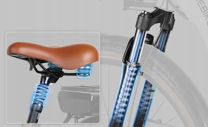 Samebike RS-A07 electric bike featuring 28-inch wheels and 750W motor.