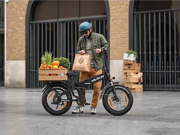 VARUN electric bike max load 150kg folding fat tire 48V 13AH
