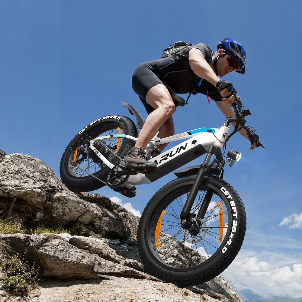 VARUN 26X4.0 electric mountain bike in original packaging box