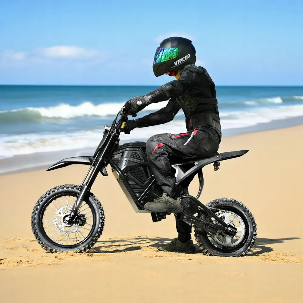 VIPCOO H3 electric bike brand logo on frame with 3500W motor