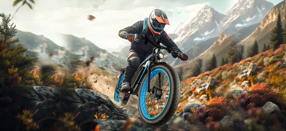 VITILAN H5 electric bike 3000W 52V25AH dual motor off-road in original packaging