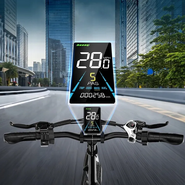 20-inch wheel on VITILAN U3 electric city bike